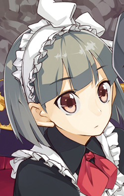 無表情メイドに見つめられるプレイ