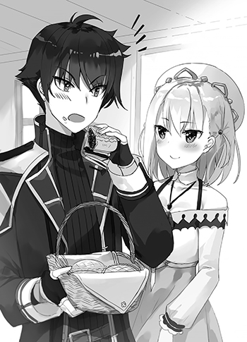 ヨメ(右)の作ったミートパイのおいしさに驚くイザヤ