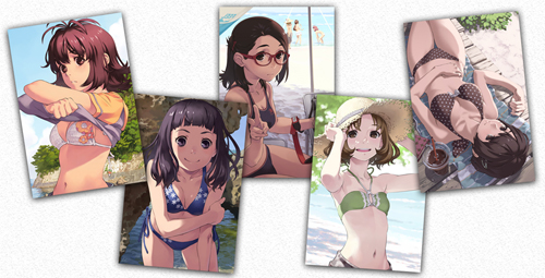 ギャザガール ポストカード