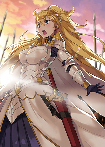 白銀の鎧に身を包んだ女騎士も登場!!