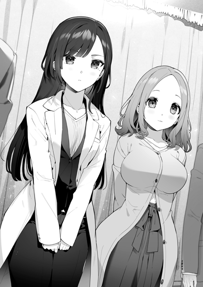 赤峰朱里(左)と白沢琥珀(右)。実はふたりとも――